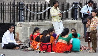 Strassenszene in Mumbai